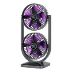 Independent A/B Button Control for Dual Fan Heads