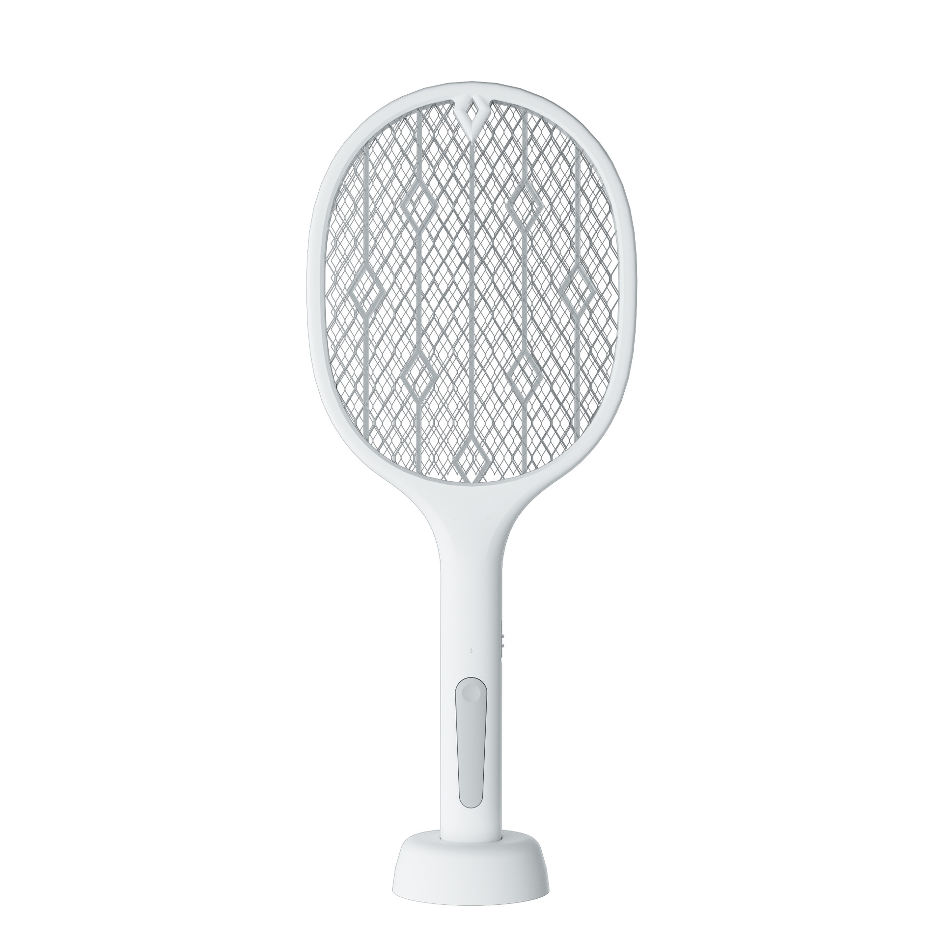 Mosquito zapper in UV light mode showing purple glow