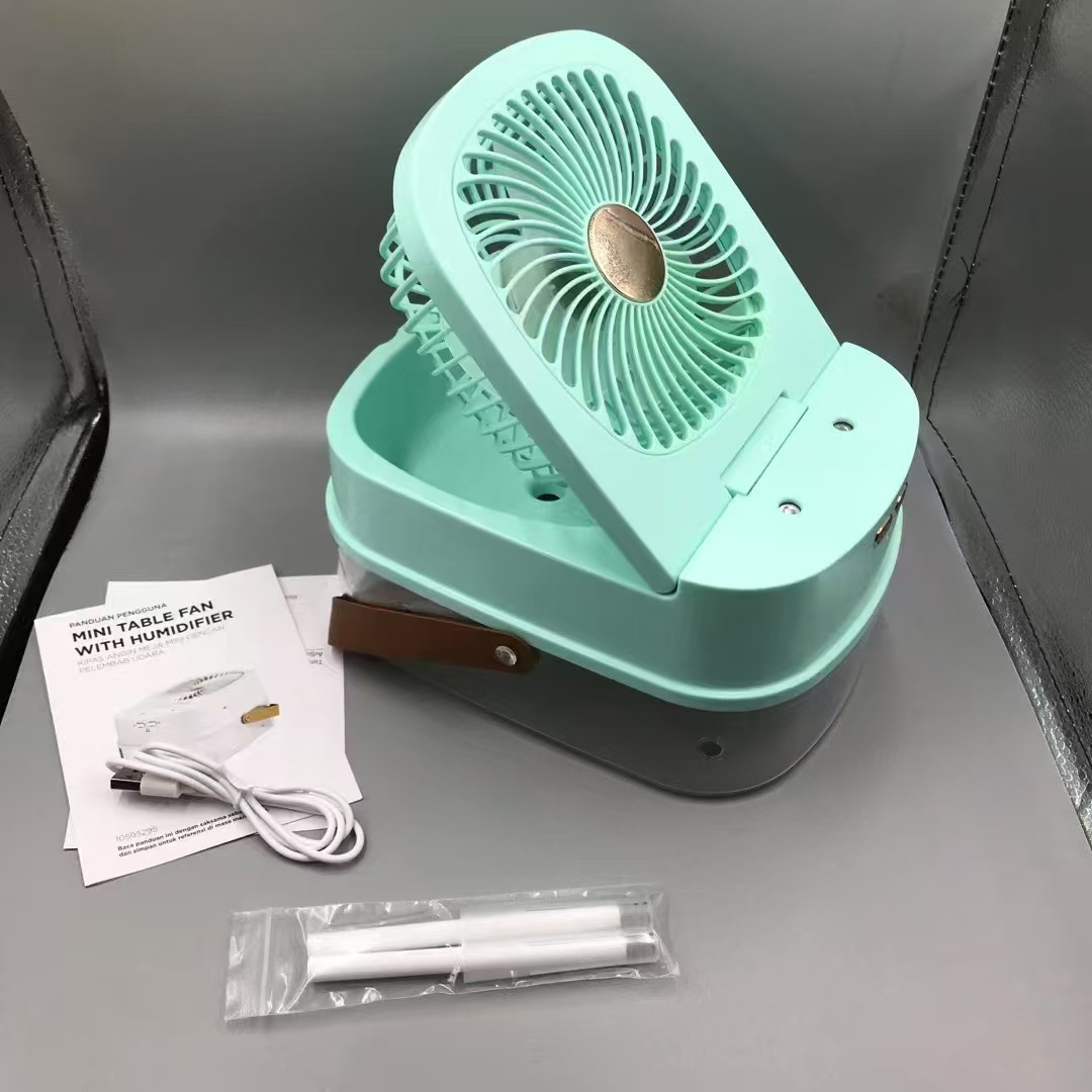 Remote control desktop fan with three wind speeds