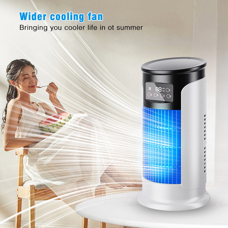 Air cooler with 6-speed fan control and 6-timer settings