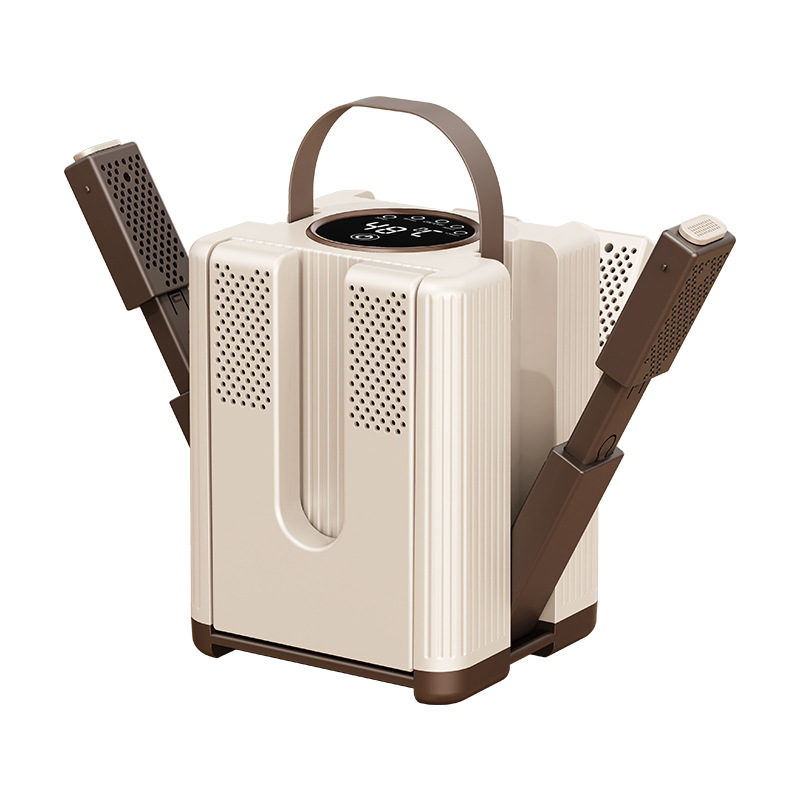 6-arm electric shoe dryer with foldable design front view