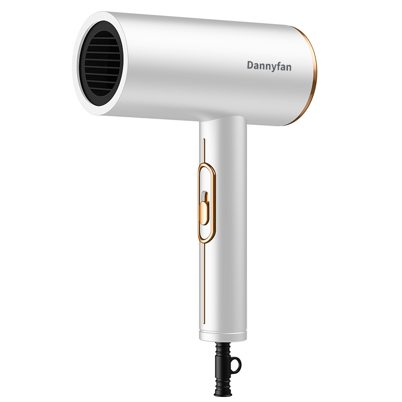 High-speed hair dryer available in grey and green colors