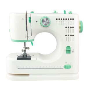 Dual-speed household sewing machine with 12 built-in stitches
