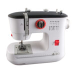 Front view of FHSM-519 electric sewing machine showing control knobs and stitch patterns