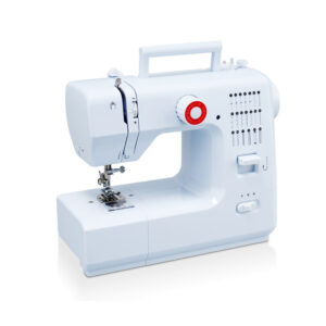 Close-up of FHSM-618 Sewing Machine Showing LED Light and Automatic Bobbin Winder