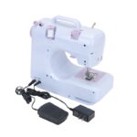Portable home sewing machine with built-in LED light