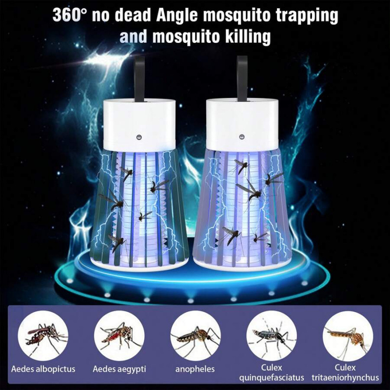 UV electric bug zapper lamp with 365nm light