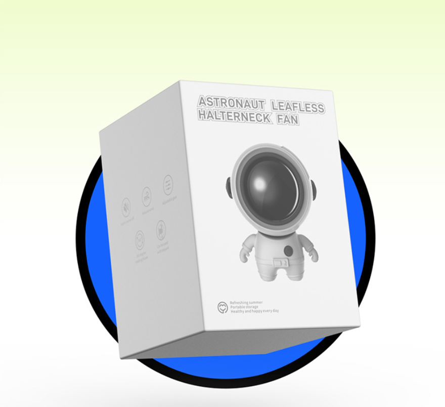Turbo airflow mini fan with strong wind and quiet motor